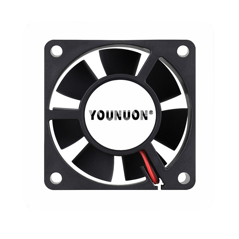 2 DB YOUNUON 60x60x20mm 6020 12V 24V Dual Ball 3D nyomtató hűtőventilátor 60mmx20mm kefe nélküli gépi felszerelés DC motor hűtőventilátor
