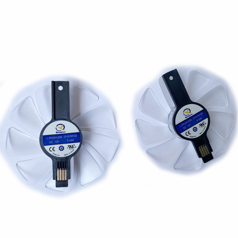 UUS 2TK CF1015H12D FD10015M12D RX 590 580 480 470 570 GPU jahuti ventilaator Sapphire RX470 RX590 RX580 RX480 RX570 NITRO SpecialE jaoks