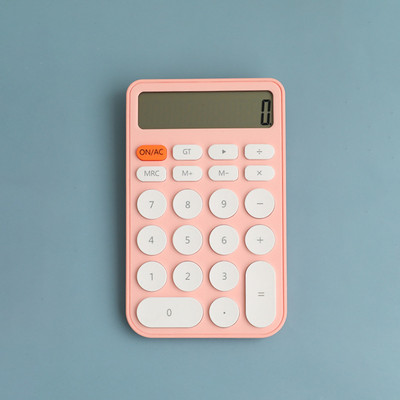 Mini kalkulačka Prenosná študentská kalkulačka Roztomilá kalkulačka pre domácu kanceláriu Školské finančné účtovnícke nástroje Študentská kalkulačka