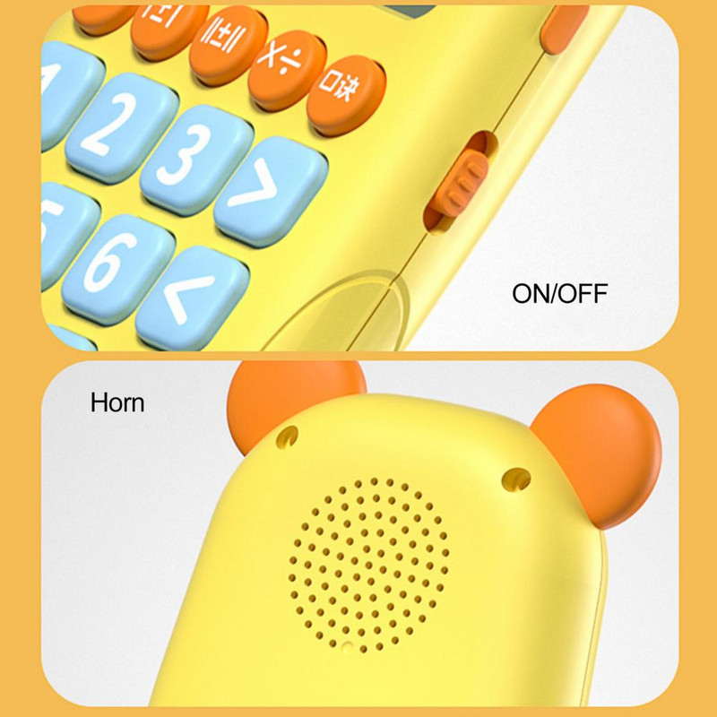 Karikatūras Dzīvnieki Bērni Bērniem Kalkulators 2 Miljoni Jautājumu Banka Automātiskā skaitļu korekcijas Spēle Uzlādējams Kalkulators