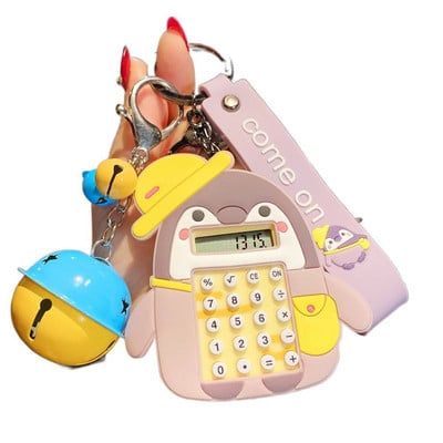 Torba za igračke, privjesak, cifra, kalkulator, mini pingvin, privjesak, pingvin, kalkulator, elektronički kalkulator, kalkulator, privjesak za ključeve