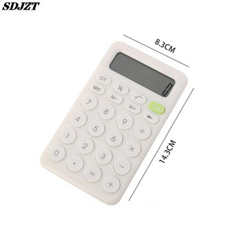 Портативен мълчалив креативен малък електронен калкулатор Мини сладък студентски тестов калкулатор за домашен офис Училищно финансово счетоводство