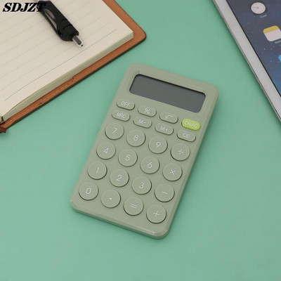Φορητός υπολογιστής σίγασης Creative Μικρός ηλεκτρονικός υπολογιστής Mini Cute Student Test Calculator For Home Office School Financial Accounting