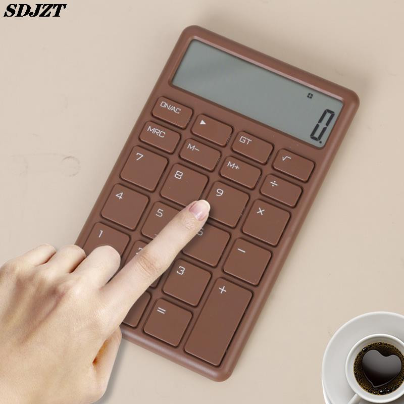 Φορητός υπολογιστής σίγασης Creative Μικρός ηλεκτρονικός υπολογιστής Mini Cute Student Test Calculator For Home Office School Financial Accounting