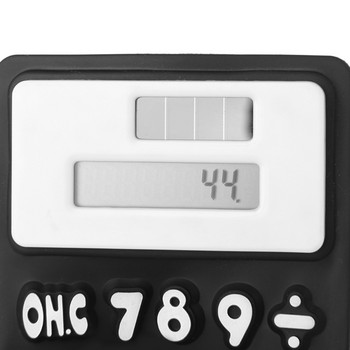 Сгъваем мек силиконов ръчен научен слънчев калкулатор за училищен офис ABCD