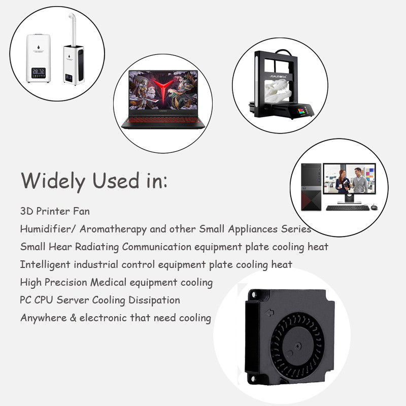 2 ks YOUNON 40 mm ventilátor 4010 40x40x10 mm DC bezkefkový turbo ventilátor pre 3D tlačiareň 5V 12V 24V 4CM ventilátor s dvojitým guľôčkovým ložiskom