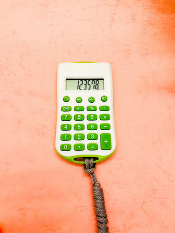8 ψηφιακή Αριθμομηχανή Φορητό Mini Sling σχοινί φορητό πολύχρωμο χαριτωμένο μαθητικό αριθμομηχανή