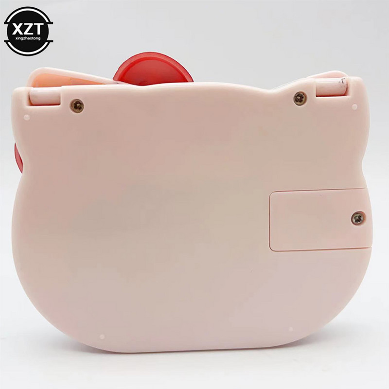 Mini Creative Flip Cap Mirror Calculator for KT-cat Periphery Cute Anime Cartoon Kawaii Clamshell φορητά παιχνίδια για κορίτσια
