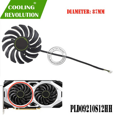 PLD09210S12HH 4 kontaktu grafiskās kartes ventilators RTX2080 RTX2070 MSI GEFORCE RTX 2060 2070 2080 SUPER VENTUS grafiskās kartes dzesēšanas ventilatoriem