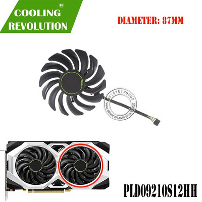 PLD09210S12HH 4 kontaktu grafiskās kartes ventilators RTX2080 RTX2070 MSI GEFORCE RTX 2060 2070 2080 SUPER VENTUS grafiskās kartes dzesēšanas ventilatoriem