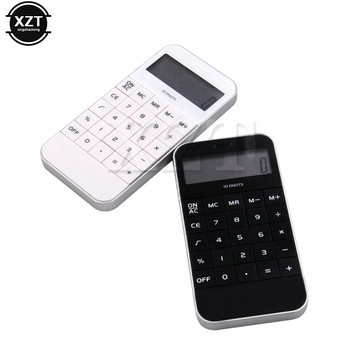 Прост калкулатор, джобен електронен 10-цифрен дисплей Калкулатор за изчисления Simplicity Fashion Mini аритметичен калкулатор Черен W