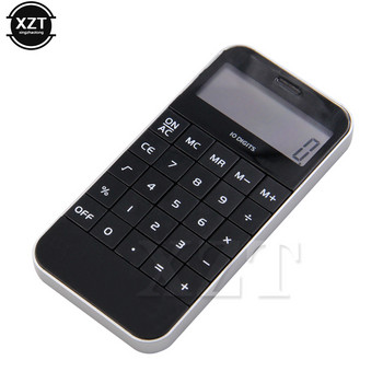 Απλή Αριθμομηχανή τσέπης Ηλεκτρονική οθόνη 10 ψηφίων Υπολογισμός Αριθμομηχανή Απλότητα Μόδα Μίνι Αριθμητική Αριθμομηχανή Μαύρο W