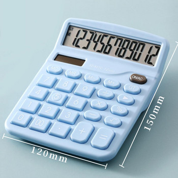 High Clearly Финансов инструмент Счетоводство 12 цифри Голям екран Електронен калкулатор Електронен калкулатор Ученически пособия