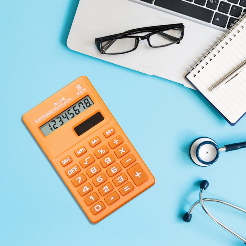 Kompaktiškas puikus matematinis skaičiavimas elektroninis skaičiuotuvas ABS rankinis skaičiuotuvas Energijos taupymas staliniam kompiuteriui