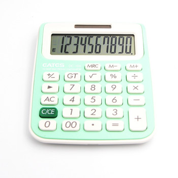 Υπολογιστής γραφείου 10 ψηφίων Μεγάλα κουμπιά Εργαλείο οικονομικών επιχειρήσεων λογιστικής Ροζ πράσινο μπλε μεγάλα κουμπιά φορητά με κορδόνι