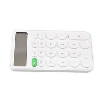 1PC 3,5 инча X 5,5 инча бял компактен калкулатор Елегантен и задължителен калкулатор за извършване на изчисления в движение