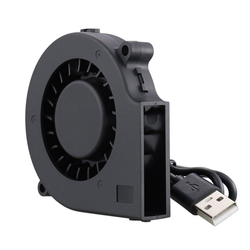 2Pcs Gdstime 5V 12V 24V 75x15mm 75mm Dual Ball DC Centrifuge Radial Cooler 7515 Brushless Turbo Ventilator za puhanje 7CM USB ventilator za računalo