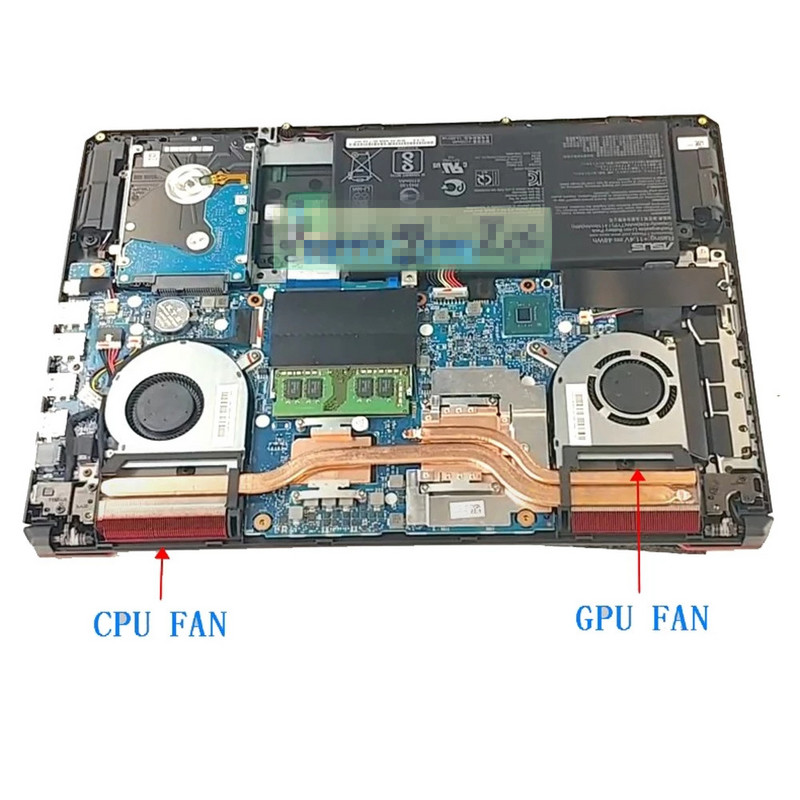 GPU CPU jahutusventilaatorid ASUS TUF A15 FA506 FA506IV FA506IU FA506IH FX506 IU FX506LH Jahuti radiaatori sülearvuti varuosade jaoks