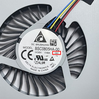 LSC skirtas Intel NUC8I7BEH NUC8 I3 I5 I7 kompiuterio procesoriaus aušinimo ventiliatorius BSC0805HA-00 DC05V 0.60A 4 PIN Naujas originalas