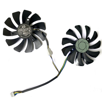 НОВ 2БР 85MM 4PIN HA9010H12F-Z GTX1060 Замяна на вентилатор за охладител за MSI GTX 1060 OC 6G GTX 960 P106-100 P106 GTX1060 GTX960
