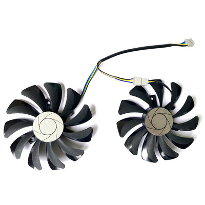NAUJAS 2Vnt. 85MM 4PIN HA9010H12F-Z GTX1060 aušintuvo ventiliatoriaus keitimas, skirtas MSI GTX 1060 OC 6G GTX 960 P106-100 P106 GTX1060 GTX960