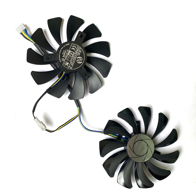 NAUJAS 2Vnt. 85MM 4PIN HA9010H12F-Z GTX1060 aušintuvo ventiliatoriaus keitimas, skirtas MSI GTX 1060 OC 6G GTX 960 P106-100 P106 GTX1060 GTX960