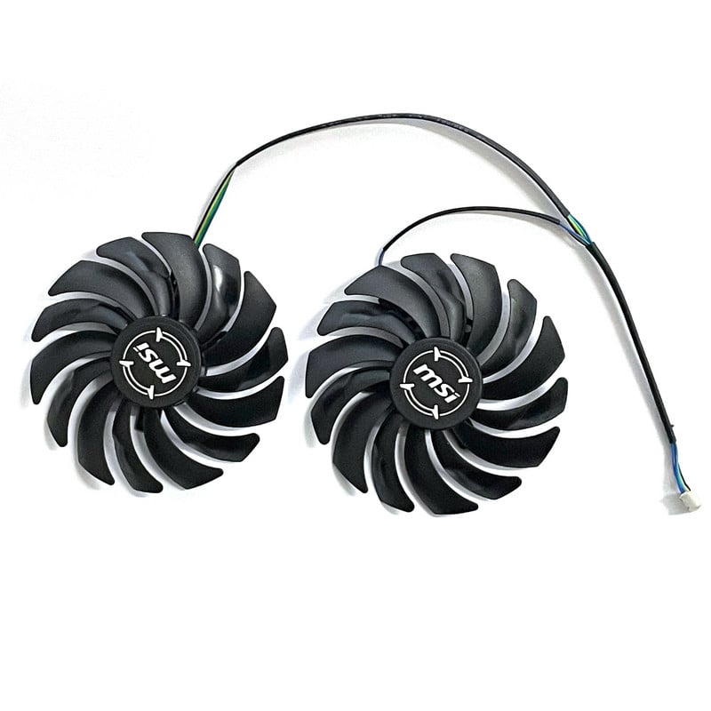 95 mm PLD10010S12HH DC 12V GTX 1080 Ti jahuti MSI Radeon R9 380 Armor 2X GTX 1060/1070/1080 Ti RX 470/570 RX580 mängukaardi jaoks