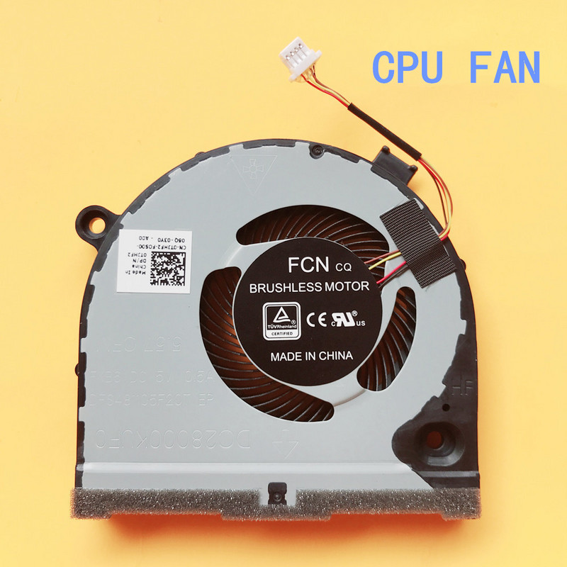 Novi originalni CPU GPU VENTILATOR za Dell G3 G3-3579 3779 15 5587 serije ventilator hladnjak hladnjak 0TJHF2 TJHF2 0GWMFV GWMFV