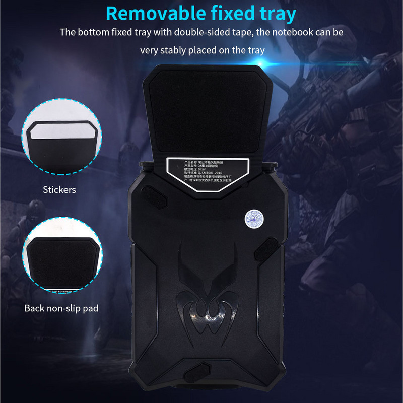 TISHRIC Vakuumski hladnjak za prijenosno računalo Rashladni radijator USB hladnjak za zrak Izvlačni ventilator za hlađenje Podrška za hladnjak prijenosnog računala Dodaci za prijenosna računala