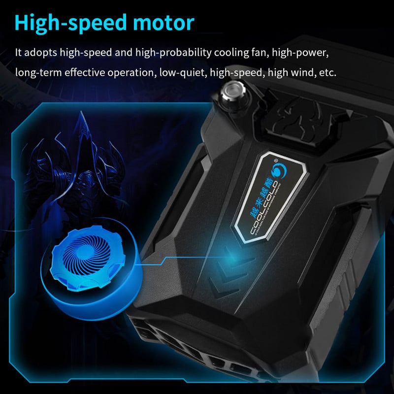 TISHRIC Vakuumski hladnjak za prijenosno računalo Rashladni radijator USB hladnjak za zrak Izvlačni ventilator za hlađenje Podrška za hladnjak prijenosnog računala Dodaci za prijenosna računala