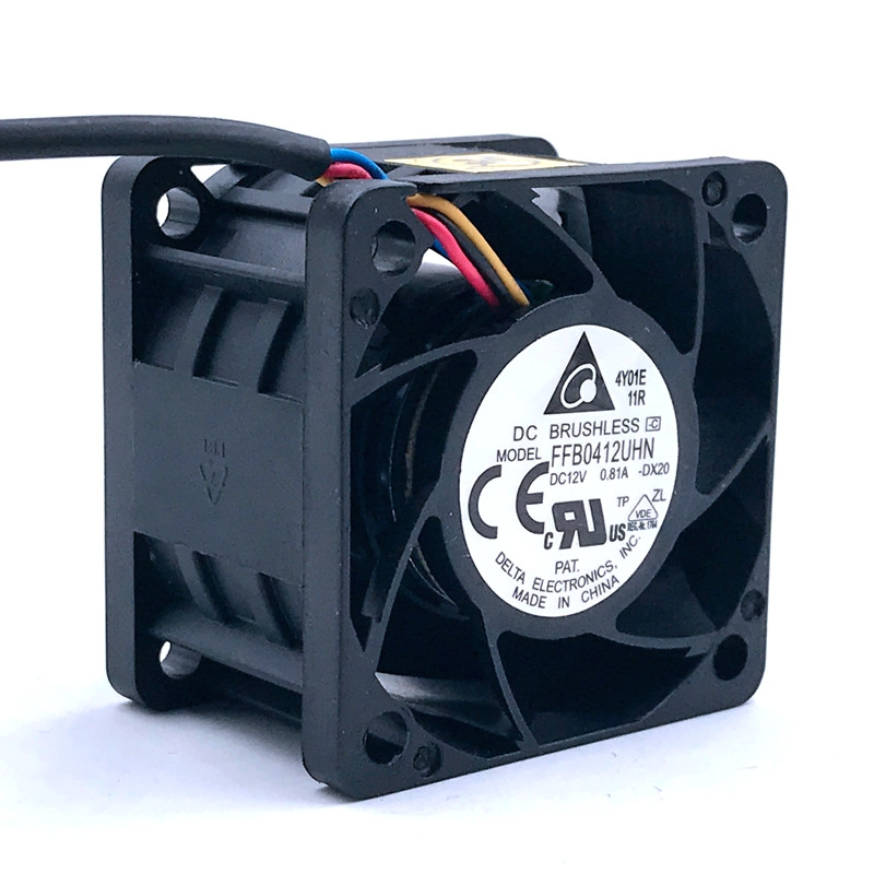 Nova Delta FFB0412UHN 4028 40MM 40x40x28MM 1U 2U Serverski ventilator 12V 0.81A s 4 pina