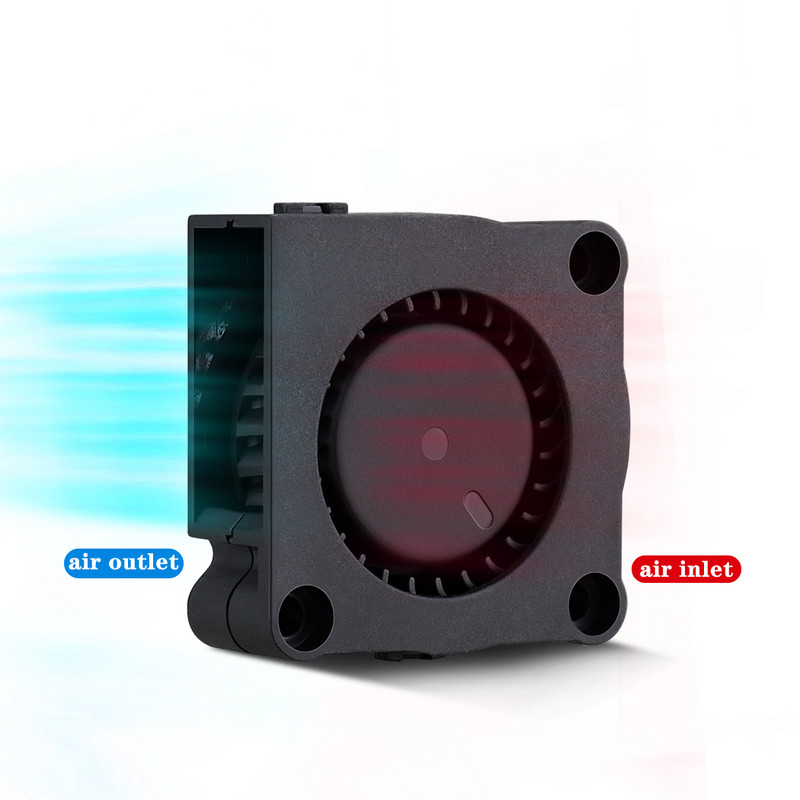 2db Gdstime 40mm 24V 12V 5V DC kefe nélküli 40x40x15mm radiális hűtő turbó ventilátor barkács 3D nyomtató extruder párásítóhoz 4015