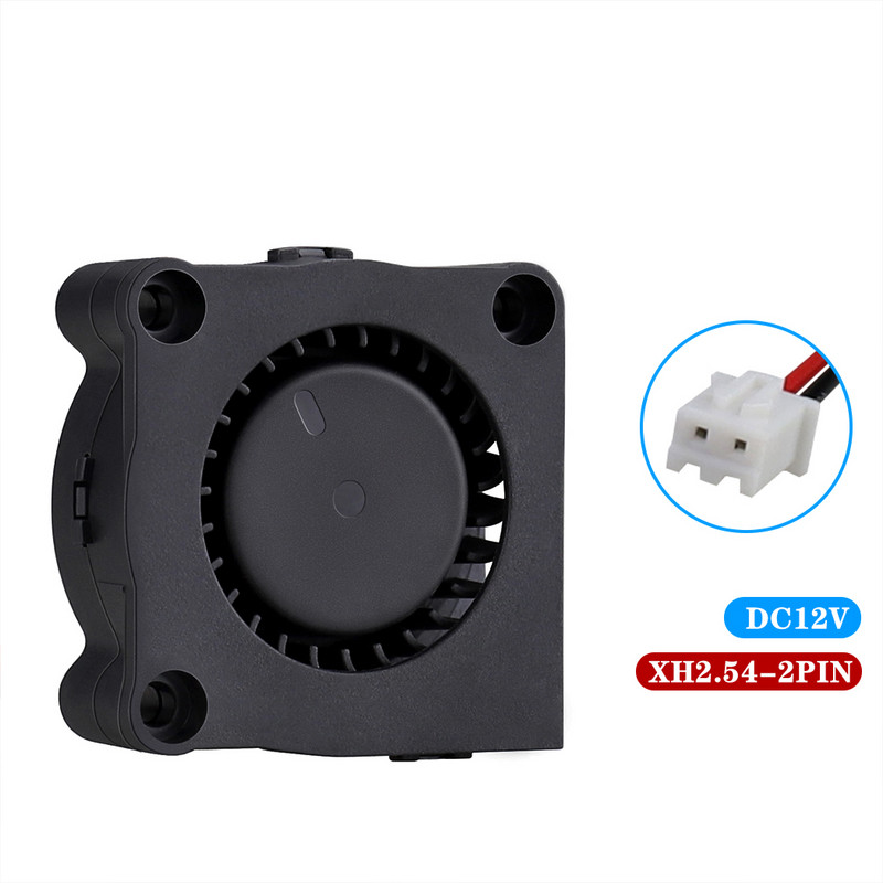 2db Gdstime 40mm 24V 12V 5V DC kefe nélküli 40x40x15mm radiális hűtő turbó ventilátor barkács 3D nyomtató extruder párásítóhoz 4015