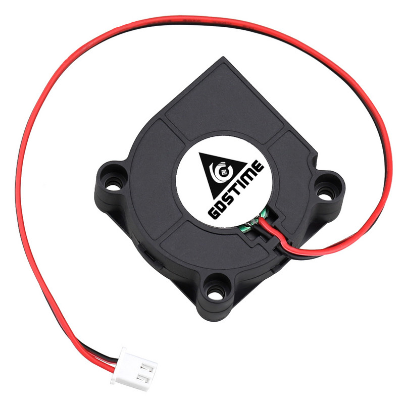 2db Gdstime 40mm 24V 12V 5V DC kefe nélküli 40x40x15mm radiális hűtő turbó ventilátor barkács 3D nyomtató extruder párásítóhoz 4015