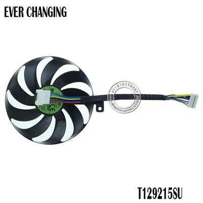 T129215SU 7 kontaktų GPU kortelės aušintuvo ventiliatoriai, skirti ASUS ROG STRIX-GeForce RTX 2070 2080 SUPER Ti GAMING RTX2080 RTX2080Ti ventiliatoriui