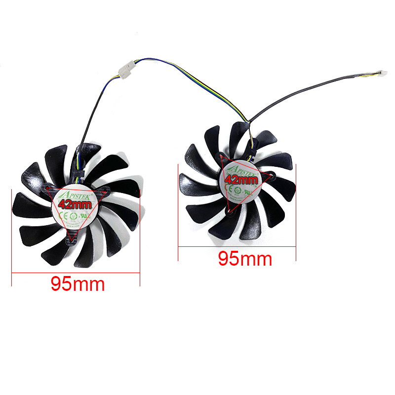 NAUJAS 95MM GAA8S2U GFM10012H12SPA 4PIN aušintuvo ventiliatoriaus keitimas, skirtas ZOTAC GTX 1070 1080 Ti GTX 1070Ti 1080Ti AMP Edition Graphics
