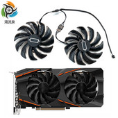 88MM T129215SU PLD09210S12HH 4-pinový chladiaci ventilátor pre grafickú kartu Gigabyte GTX 1050 1060 1070 960 RX 470 480 570 580