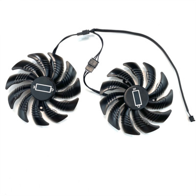 88MM T129215SU PLD09210S12HH 4-pinový chladiaci ventilátor pre grafickú kartu Gigabyte GTX 1050 1060 1070 960 RX 470 480 570 580