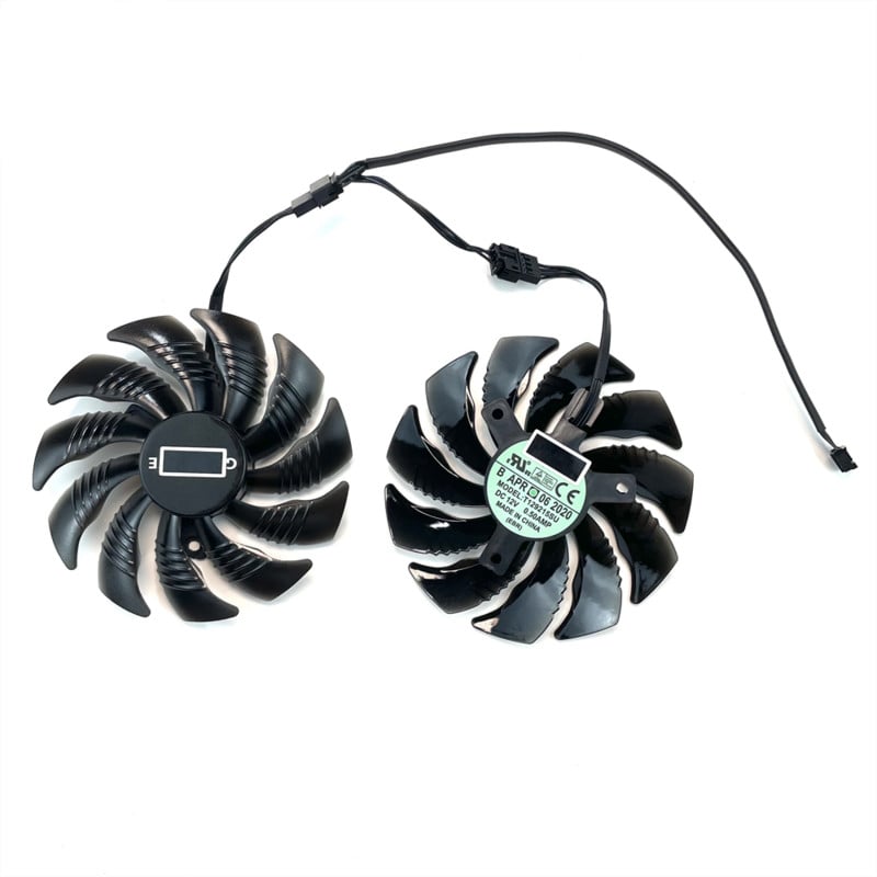 88MM T129215SU PLD09210S12HH 4-pinový chladiaci ventilátor pre grafickú kartu Gigabyte GTX 1050 1060 1070 960 RX 470 480 570 580