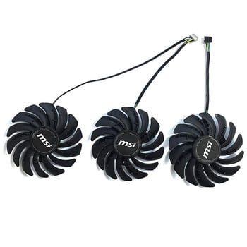 85mm 4pin PLD09210S12HH 85mm RTX3080 Cooler MSI Geforce RTX 3060 Ti 3070 3080 3090 Ventus 3X Gaming Card Graphics Fan