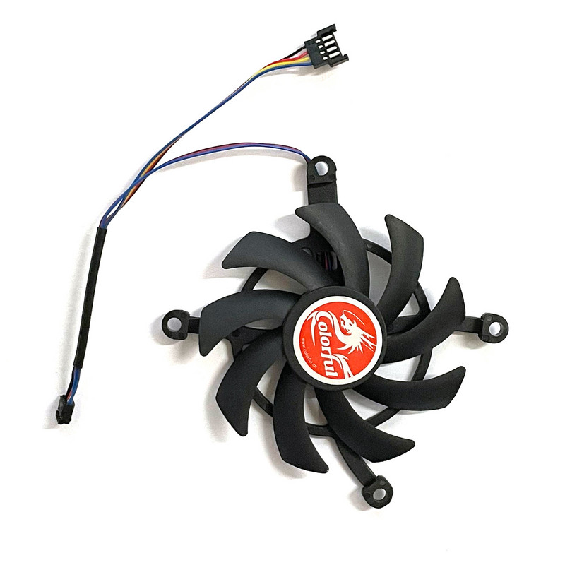 2db 4 tűs RTX 2060 2060 Super GPU hűtő színes Geforce GTX 1660Ti 1650 1660 Super Graphics hűtőventilátorhoz