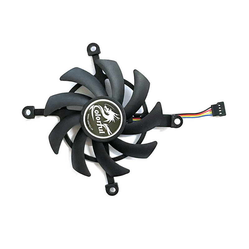 2db 4 tűs RTX 2060 2060 Super GPU hűtő színes Geforce GTX 1660Ti 1650 1660 Super Graphics hűtőventilátorhoz