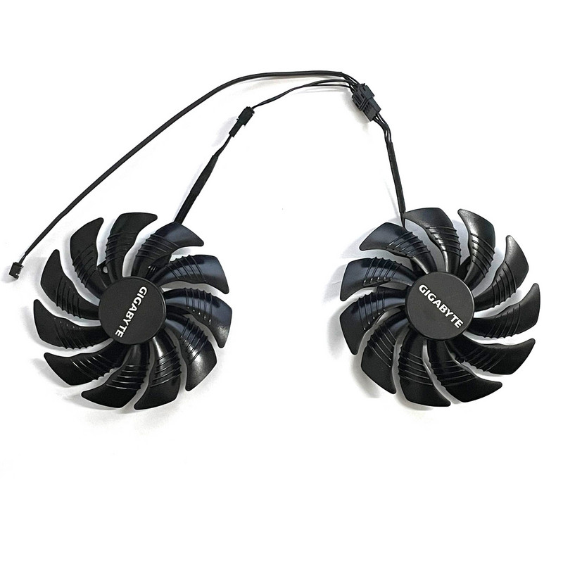 PLD09210S12HH T129215SU 88mm 4 kontaktų 0,5A RX570 580 GPU ventiliatorius, skirtas Radeon Aorus RX580/570 Gigabyte GV-RX570AORUS GV-RX580AORUS kortelei