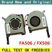 GPU CPU aušinimo ventiliatoriai, skirti ASUS TUF Gaming A15 FA506 IV FA506IU FA506IH FX506 IU FX506LH aušintuvo radiatoriaus atsarginės nešiojamojo kompiuterio dalys