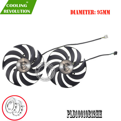 95MM PLD10010B12HH DC12V 0.40A 4Pin grafički ventilator za MSI Radeon RX 6700 XT Gaming X