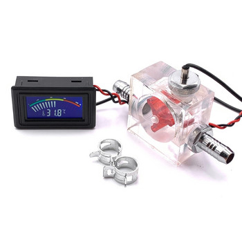 Θερμόμετρο LED Μετρητής ροής 3 κατευθύνσεων για σύστημα ψύξης υγρού ψύξης νερού