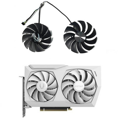 2db CF9015H12S CF1010U12S 4 tűs fehér RTX 3070 3060 Twin GPU Zotac RTX 3070 Twin Edge RTX 3060 Twin Edge OC-hoz