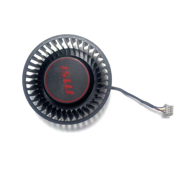 75MM 4PIN PLB07525B12HH 12V VEGA56 VEGA64 MSI RX VEGA 56 64 AIR BOOST 8G OC Publiskā versija Grafikas kartes turbīnas dzesēšanas ventilators