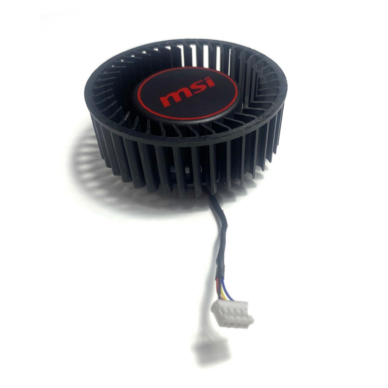 75MM 4PIN PLB07525B12HH 12V VEGA56 VEGA64 MSI RX VEGA 56 64 AIR BOOST 8G OC Publiskā versija Grafikas kartes turbīnas dzesēšanas ventilators