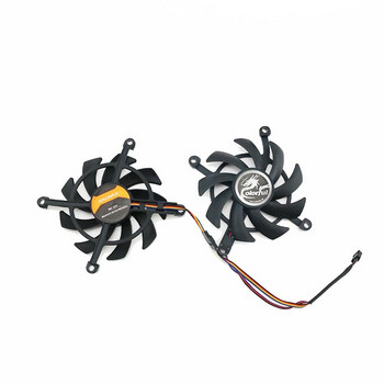 2PCS НОВ вентилатор за охлаждане за COLORFUL GeForce RTX 2060 2060SUPER GTX 1660Ti 1650 1660 SUPER вентилатор за графична карта 85MM 4PIN GPU FAN